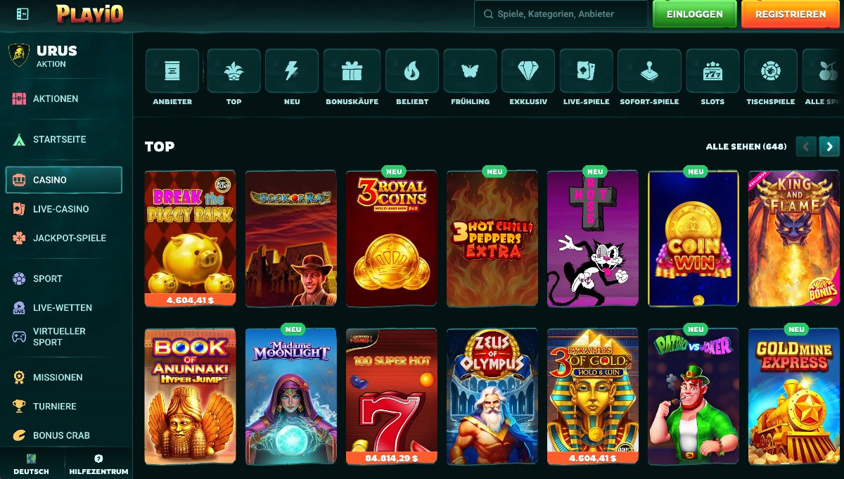 Playio Casino ohne Lizenz