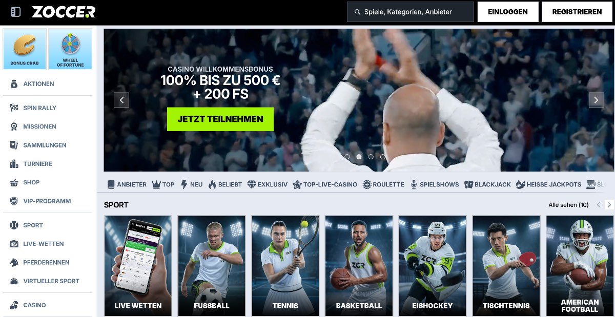 Zoccer Casino ohne Lizenz